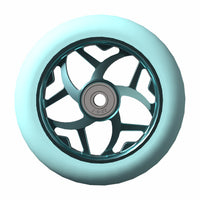 Striker Essence V3 Colorblast PU 110mm Hjul Til Løbehjul - Teal-ScootWorld.dk