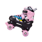 VENOR Ignite LED Side-By-Side Rulleskøjter - Black/Pink-ScootWorld.dk