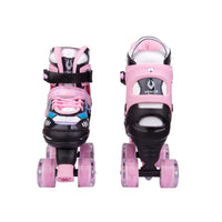 VENOR Ignite LED Side-By-Side Rulleskøjter - Black/Pink-ScootWorld.dk