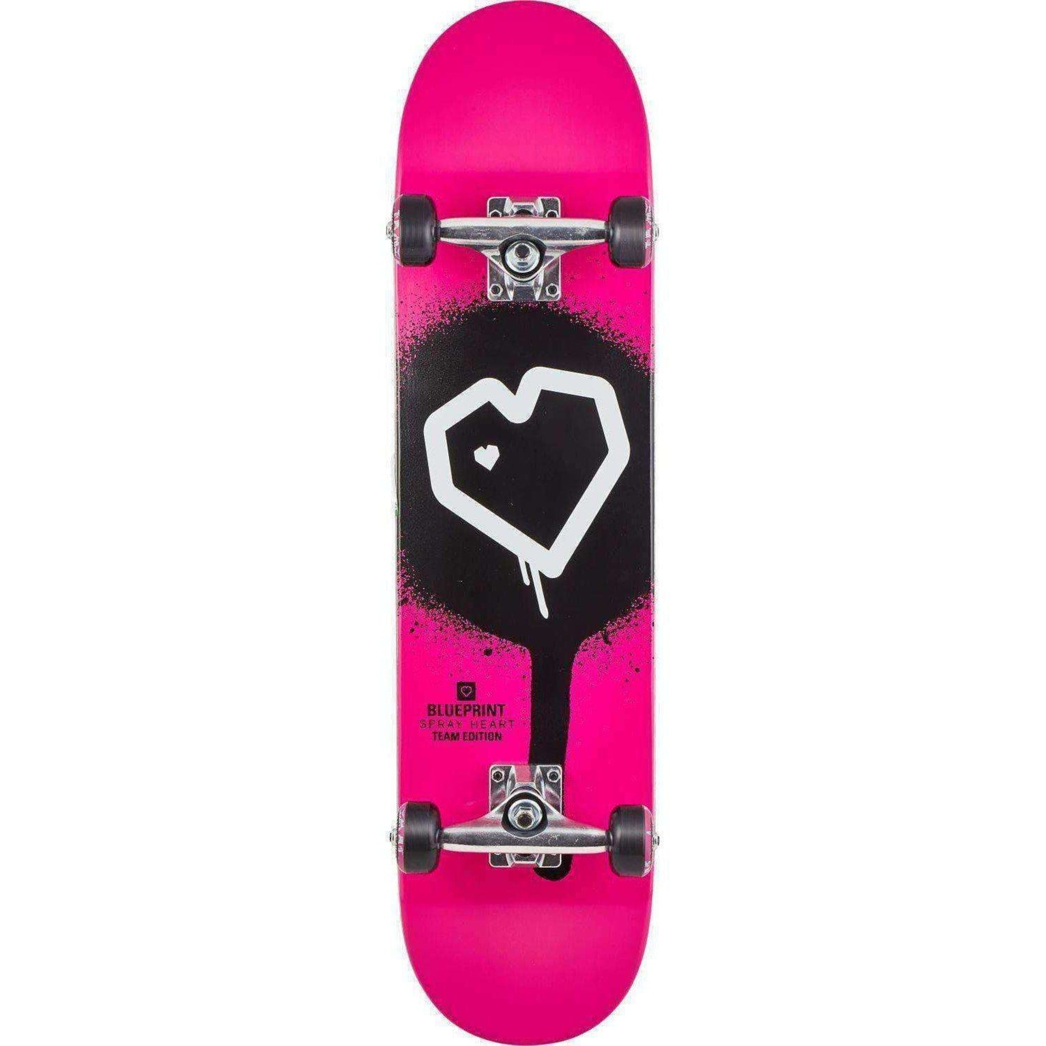 Blueprint Spray Heart Komplet Skateboard-ScootWorld.dk