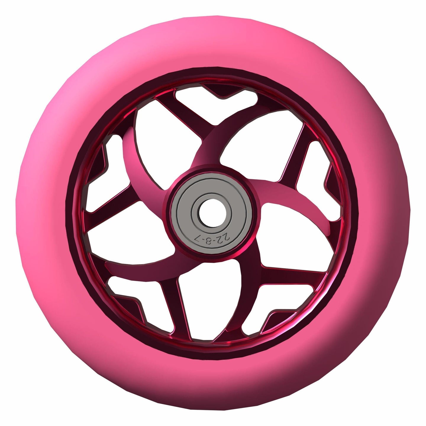 Striker Essence V3 Colorblast PU 110mm Hjul Til Løbehjul - Pink-ScootWorld.dk