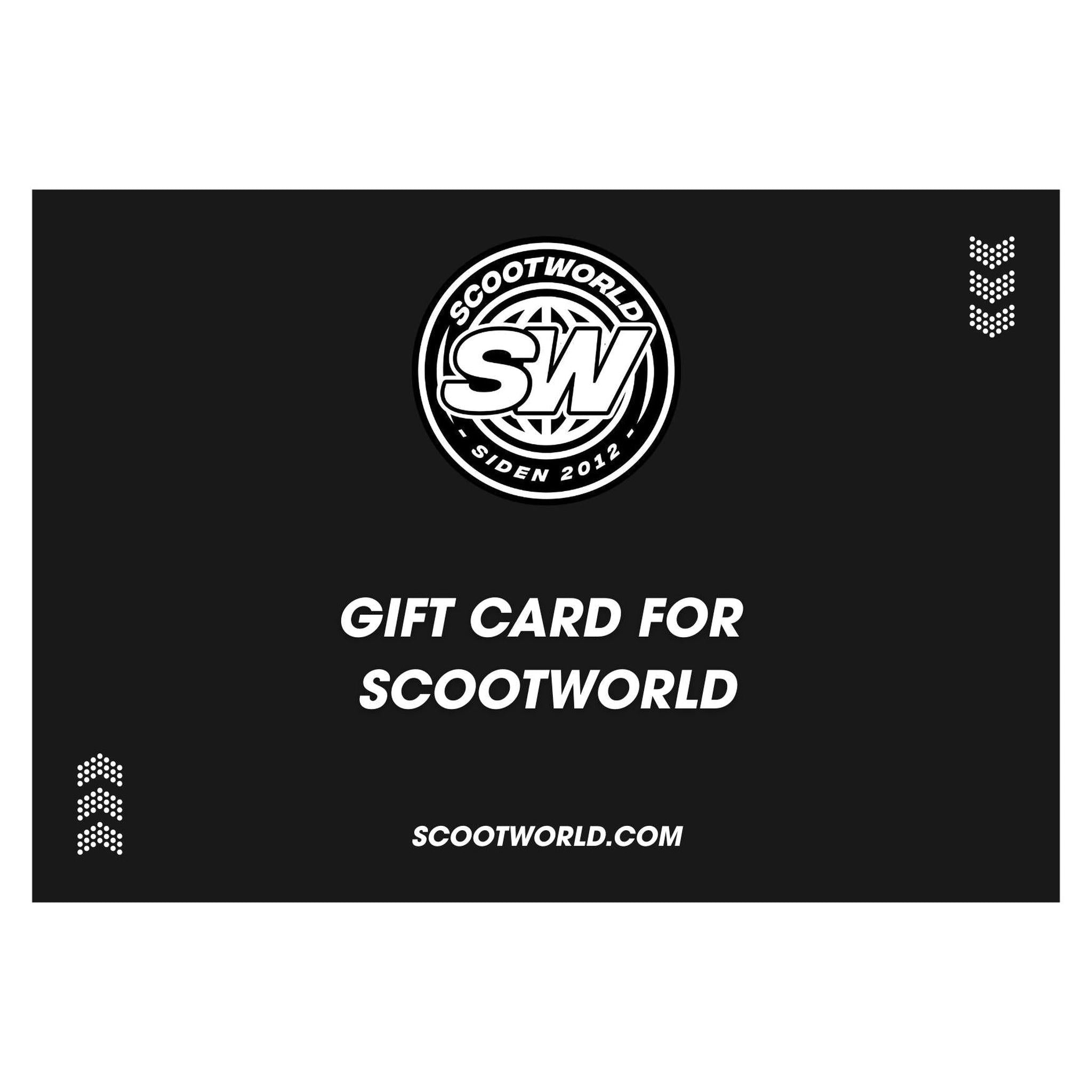 Gavekort til ScootWorld-ScootWorld.dk