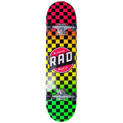 RAD Checkers Progressive Komplet Skateboard - Rasta-ScootWorld.dk
