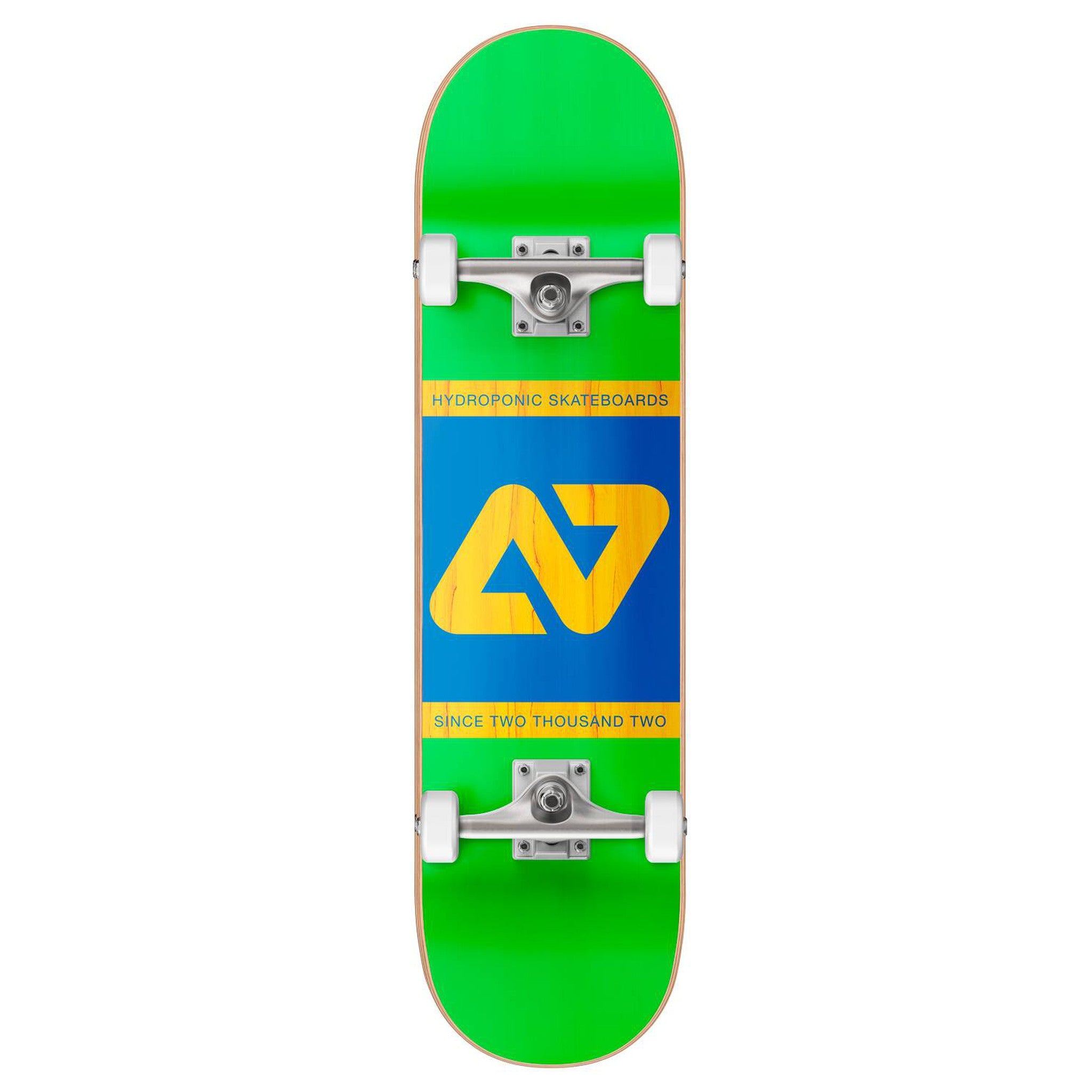 Hydroponic Block Komplet Skateboard - Green Fluor / Blue Royal-ScootWorld.dk