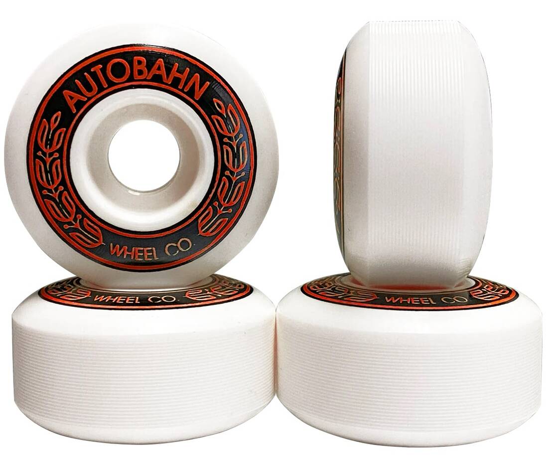 Autobahn AB-S 99A Skateboard Hjul 4-Pak - White-ScootWorld.dk