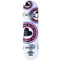 Heart Supply Orbit Logo Komplet Skateboard - White/Black/Blue-ScootWorld.dk