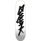 Zoo York Classic Tag Skateboard Deck - White-ScootWorld.dk