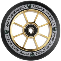 Panda Spoked V2 100mm Hjul Til Løbehjul - Gold Chrome-ScootWorld.dk