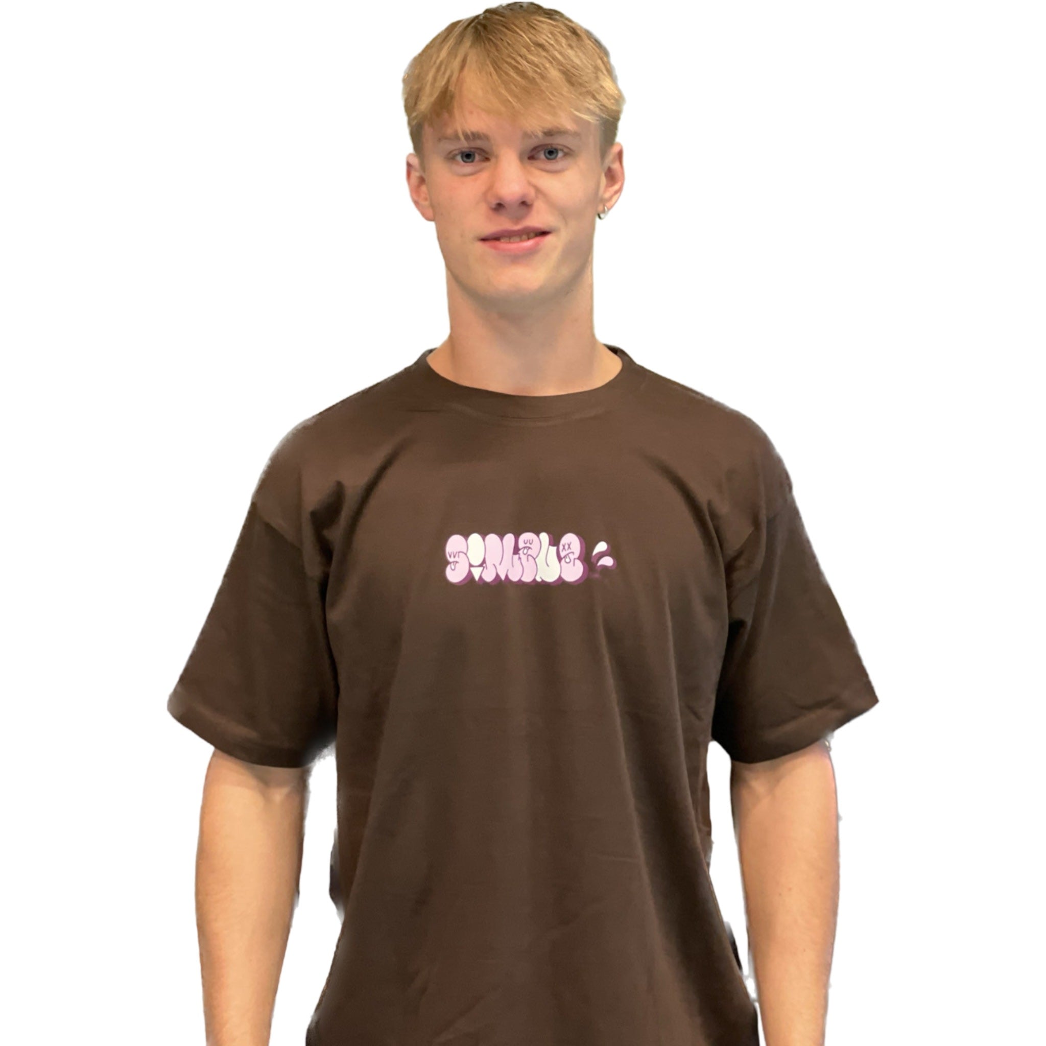 Simon Simzuz Tshirt - Brown-ScootWorld.dk