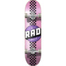RAD Checker Stripe Komplet Skateboard - Pink/Black