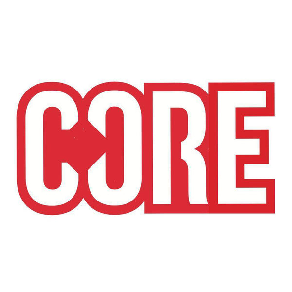 CORE Classic Klistermærke Til Løbehjul - Red-ScootWorld.dk
