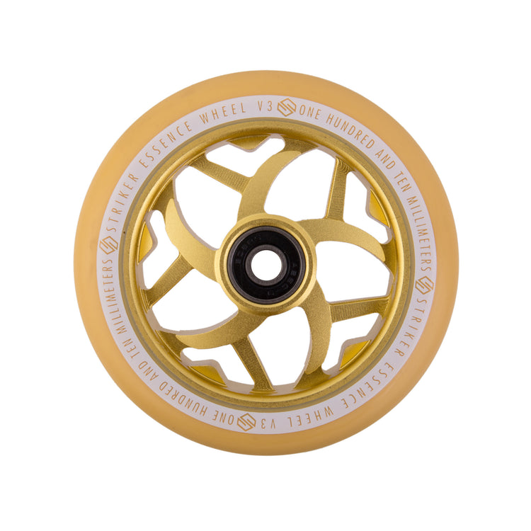 Striker Essence V3 Colorblast PU 110mm Hjul Til Løbehjul - Yellow-ScootWorld.dk