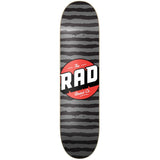 RAD Stripes Logo Skateboard Deck - Grey-ScootWorld.dk